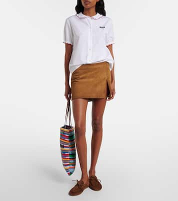 Hemd aus Baumwollpopeline | Miu Miu