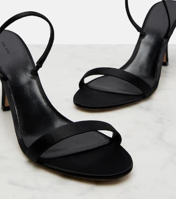 Slingback-Sandalen Ella aus Satin | The Row