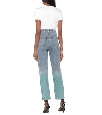 Gradient high-rise straight jeans | Stella McCartney