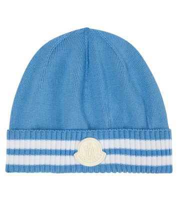Baby intarsia wool beanie | Moncler Enfant
