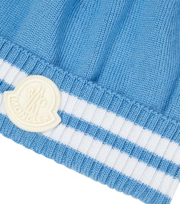 Baby intarsia wool beanie | Moncler Enfant