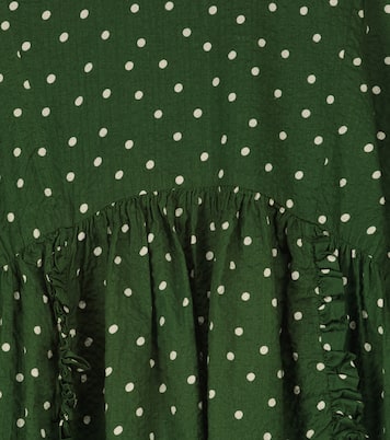 Robe Earth en coton à pois | Caramel