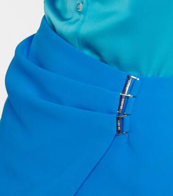 Minifalda de crepé de tiro medio | The Attico