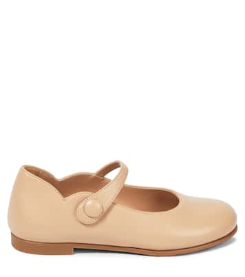 Melodie leather ballet flats | Christian Louboutin Kids