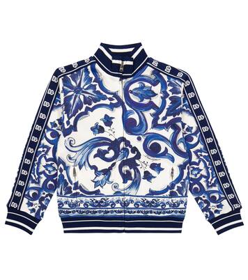 Sweat-shirt Majolica en coton | Dolce&Gabbana Kids
