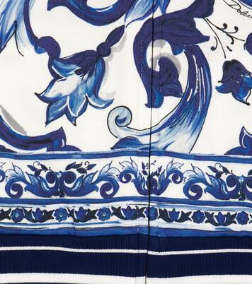 Sweat-shirt Majolica en coton | Dolce&Gabbana Kids