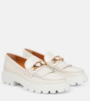 Plateau-Loafers aus Leder  | Tod's