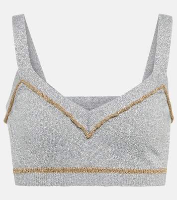 Cropped-Top aus Strick | Rabanne