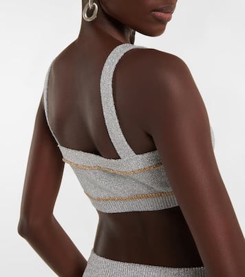 Cropped-Top aus Strick | Rabanne