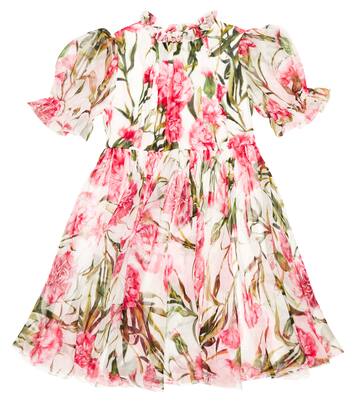 Floral silk dress | Dolce&Gabbana Kids
