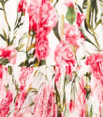 Floral silk dress | Dolce&Gabbana Kids