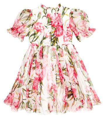 Floral silk dress | Dolce&Gabbana Kids