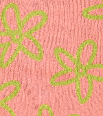 Pull sans manches en coton à fleurs | Jellymallow