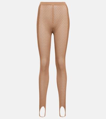 Lace stirrup leggings | Khaite