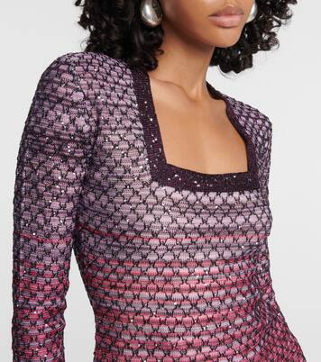 Knitted lamé minidress | Missoni