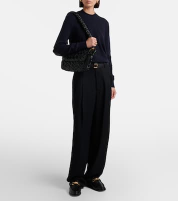 Pull en cachemire et cuir | Bottega Veneta