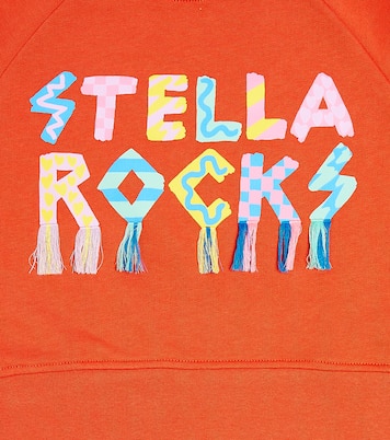 Printed cotton jersey sweatshirt | Stella McCartney Kids