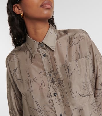 Hemd aus Seide | Brunello Cucinelli