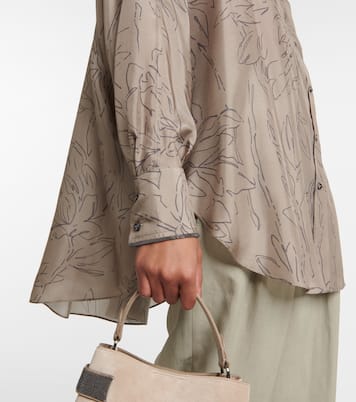 Hemd aus Seide | Brunello Cucinelli