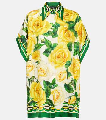 Bedruckte Bluse aus Seide | Dolce&Gabbana
