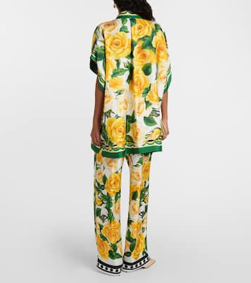Bedruckte Bluse aus Seide | Dolce&Gabbana