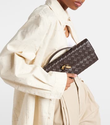 Pochette Andiamo en cuir Intrecciato  | Bottega Veneta