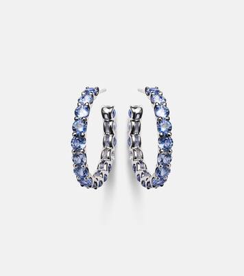 Pendientes Pastello de oro blanco de 18 ct con zafiros | Bucherer Fine Jewellery