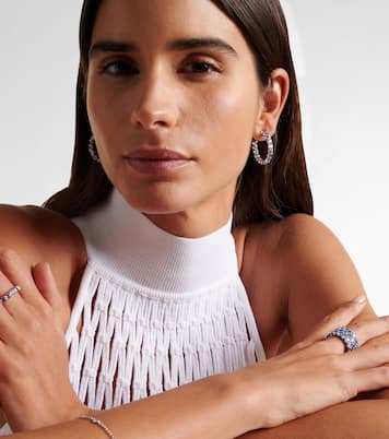 Pendientes Pastello de oro blanco de 18 ct con zafiros | Bucherer Fine Jewellery