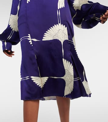 Bedruckter Midirock Levy aus Twill | Khaite