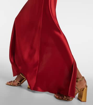 Robe Cadence aus Satin | Staud