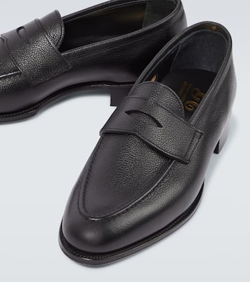 Bradley II leather penny loafers | George Cleverley