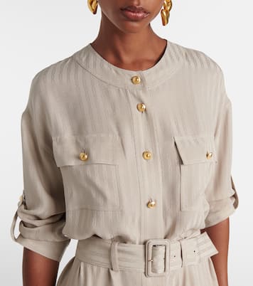 Robe chemise rayée | Tom Ford