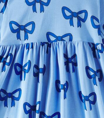 Robe Bow à col roulé en coton mélangé | Mini Rodini