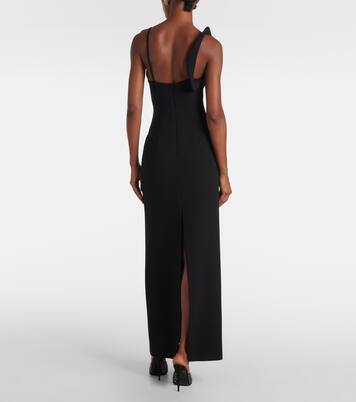 Robe longue en laine mélangée à fleurs | Magda Butrym