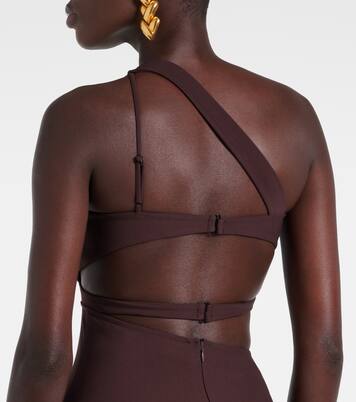 Robe midi asymétrique en soie | Nensi Dojaka