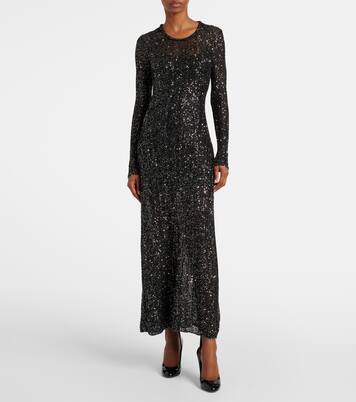 Midikleid mit Pailletten | Alaïa