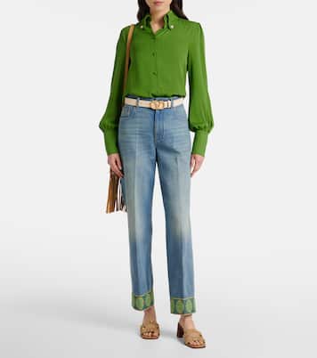 Mules Plaster Caster 50 en daim | Valentino Garavani