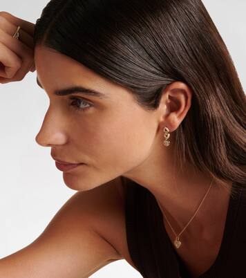 Rossellini 14kt gold earrings with diamonds | Stone and Strand