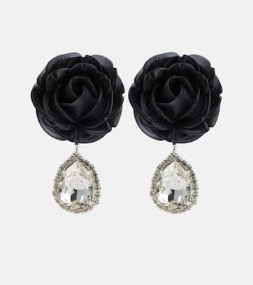Mini Rose crystal-embellished drop earrings | Magda Butrym