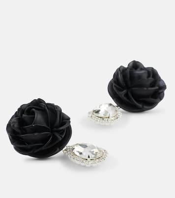 Mini Rose crystal-embellished drop earrings | Magda Butrym
