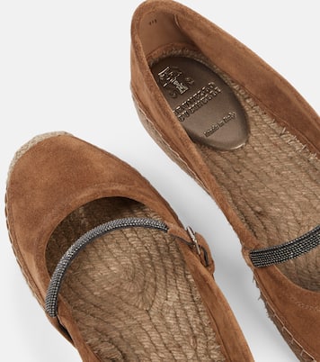 Monili suede espadrilles | Brunello Cucinelli