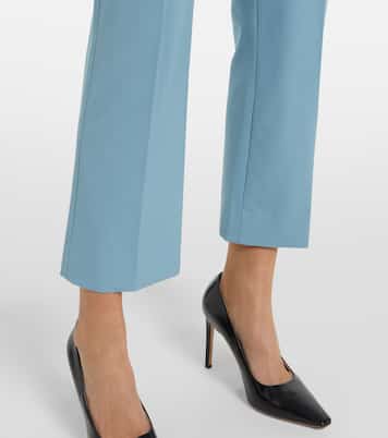 Arte cropped wool-blend slim pants | Veronica Beard