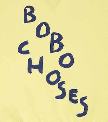 Sudadera de algodón a rayas con logo | Bobo Choses