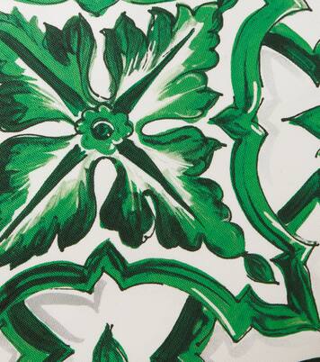 Small silk canvas cushion | Dolce&Gabbana Casa