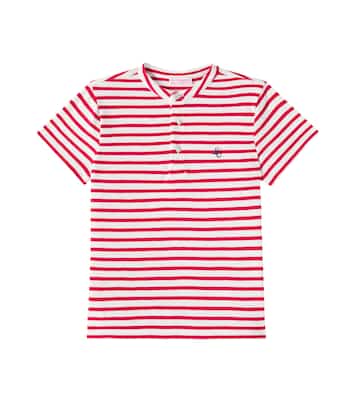 Alcon striped cotton polo shirt | La Coqueta