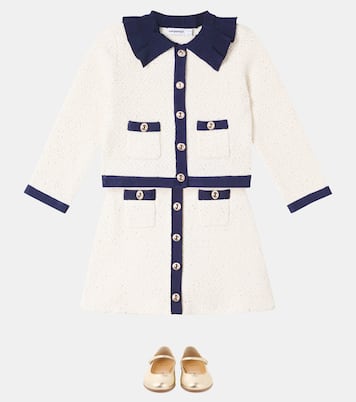 Cárdigan en mezcla de algodón y lana | Self-Portrait Kids