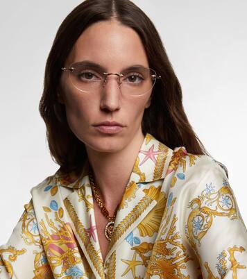 نظارات طبية مستديرة | Versace