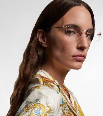 نظارات طبية مستديرة | Versace