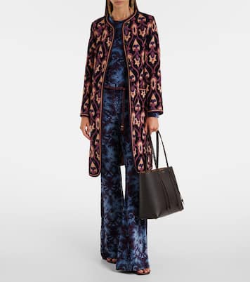 Bedruckte High-Rise-Schlaghose aus Crêpe | Etro