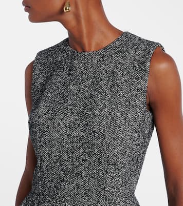 羊毛混纺中长连衣裙 | Dolce&Gabbana